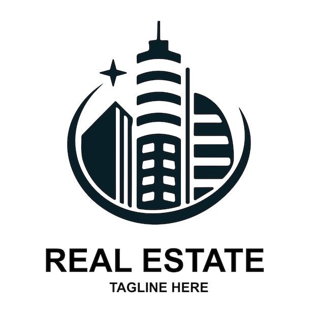 Vector real estate logo