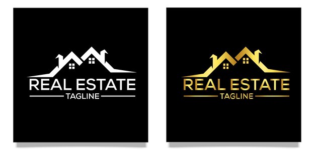 Vector real estate logo.