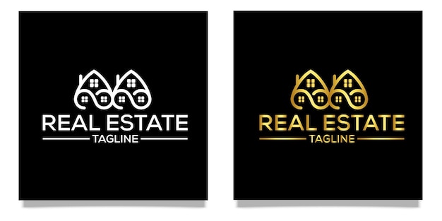 Vector real estate logo.