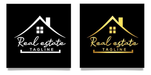 Vector real estate logo.