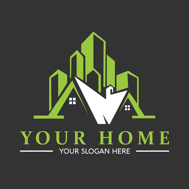 Vector real estate logo