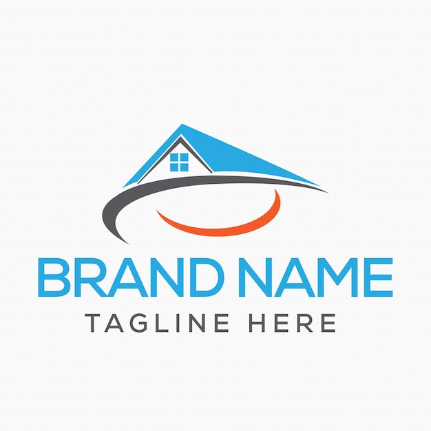 Real Estate Modern buildings logo Free vector
