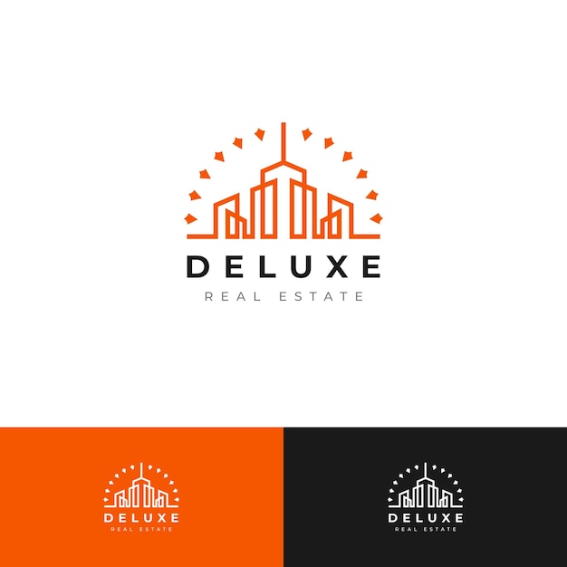 Real estate modern logo design