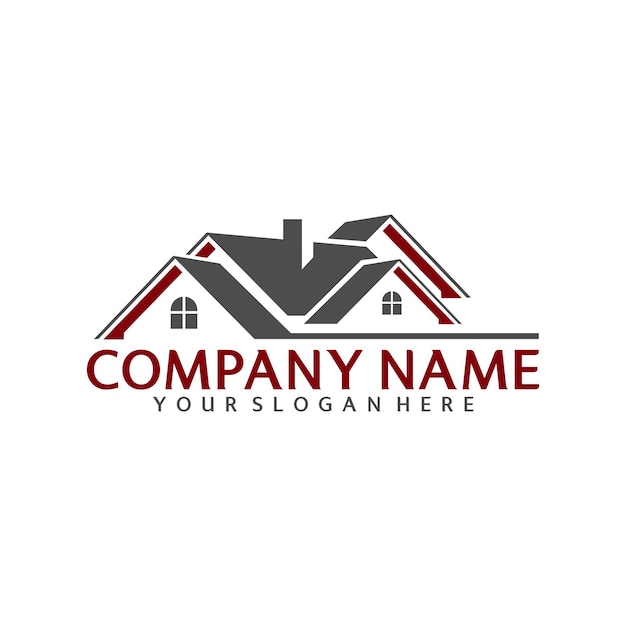 Real estate modern logo template