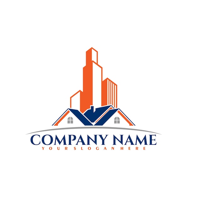 Real estate modern logo template