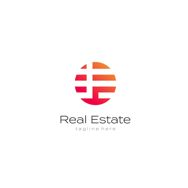 Vector real estate modern minimalist logo