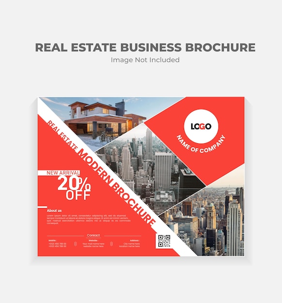 Real Estate mordern brochure template layout premium