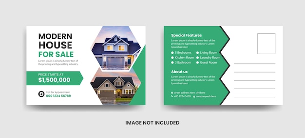 Real estate postcard templates