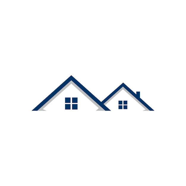 Дизайн логотипа недвижимости и строительства для корпоративного знака 