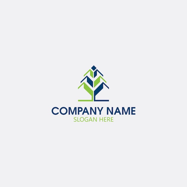 Real estate property business tree logo wellness Tree logo design