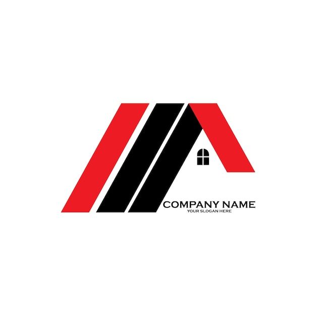 Real Estate Property and Construction home Logo