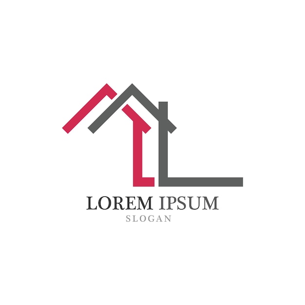 Real Estate Property and Construction Logo