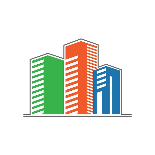 Дизайн логотипа инвестиций в недвижимость