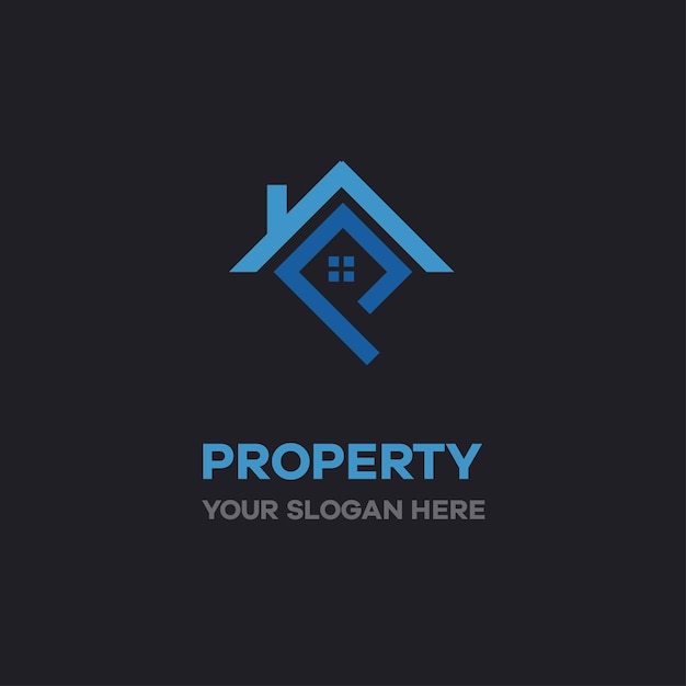 Real estate property modern logo template