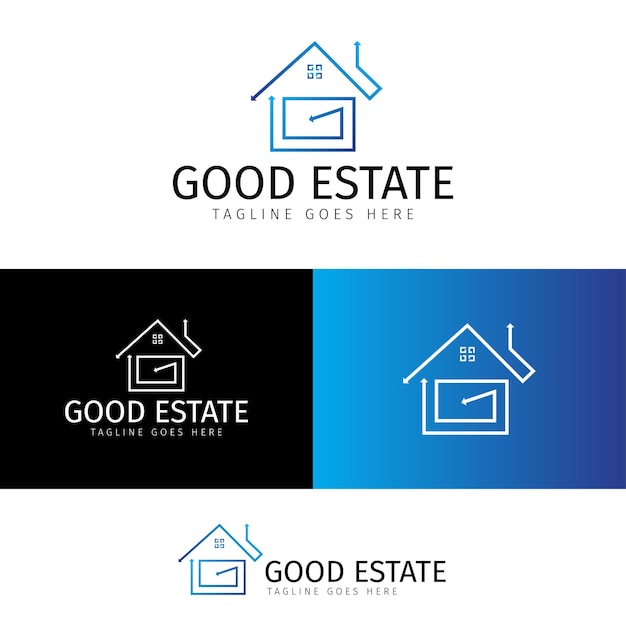 Real estate and realtor premium logo design templates