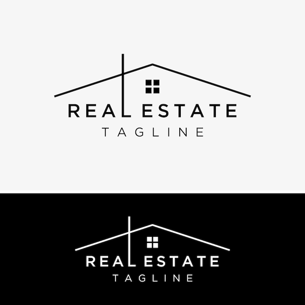 Real Estate simple logo design