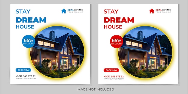 Real estate social media post design idea