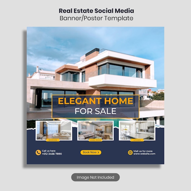 Real estate social media post design