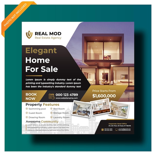 Real Estate Social Media Post Template