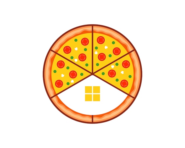 Real estate with pizza shape