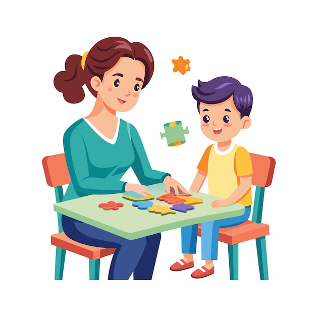 Real Life Family Moments Vector Illustratie Concepten