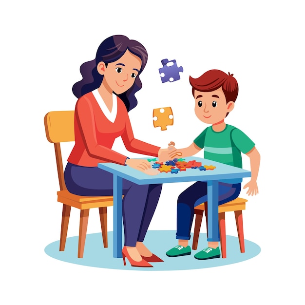 Real Life Family Moments Vector Illustratie Concepten
