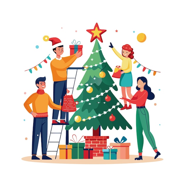 Real Life Family Moments Vector Illustratie Concepten