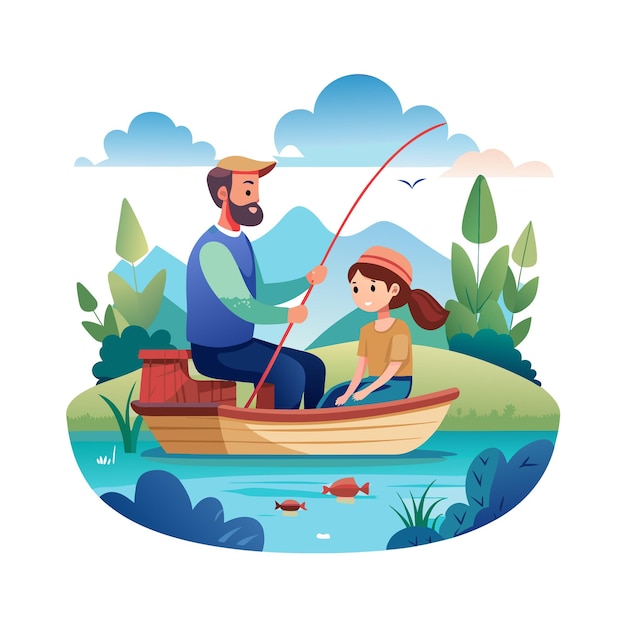 Real Life Family Moments Vector Illustratie Concepten