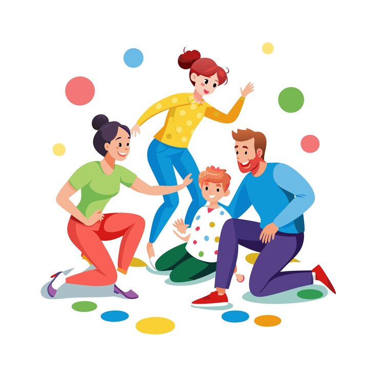 Vector real life family moments vector illustration concepts