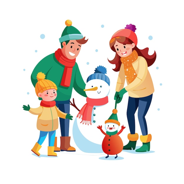 real life family moments vector illustration concepts