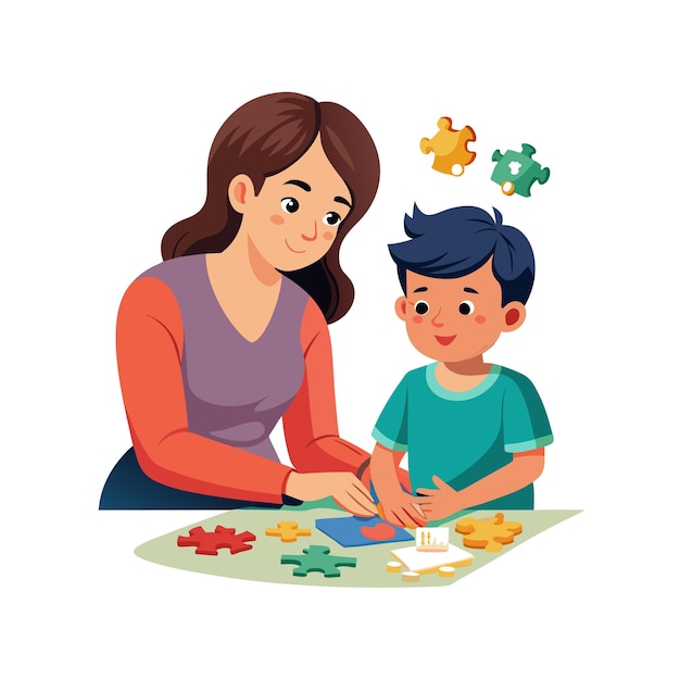 real life family moments vector illustration concepts