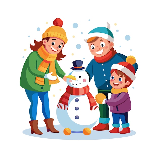 real life family moments vector illustration concepts
