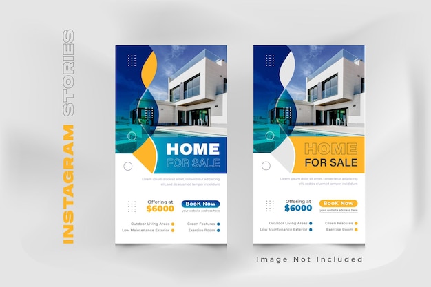 Realestate instagram stories template