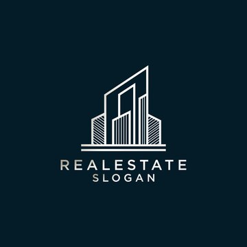 Premium Vector | Realestate logo design icon template