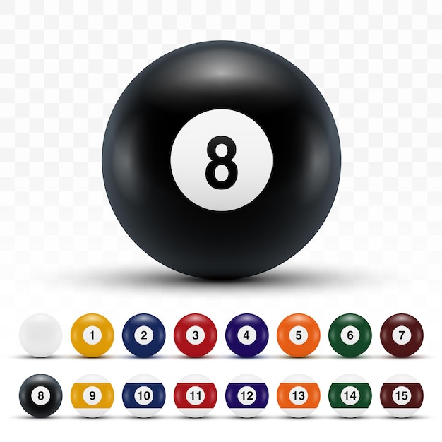 Realistic 3D Billiard Balls With Shadows