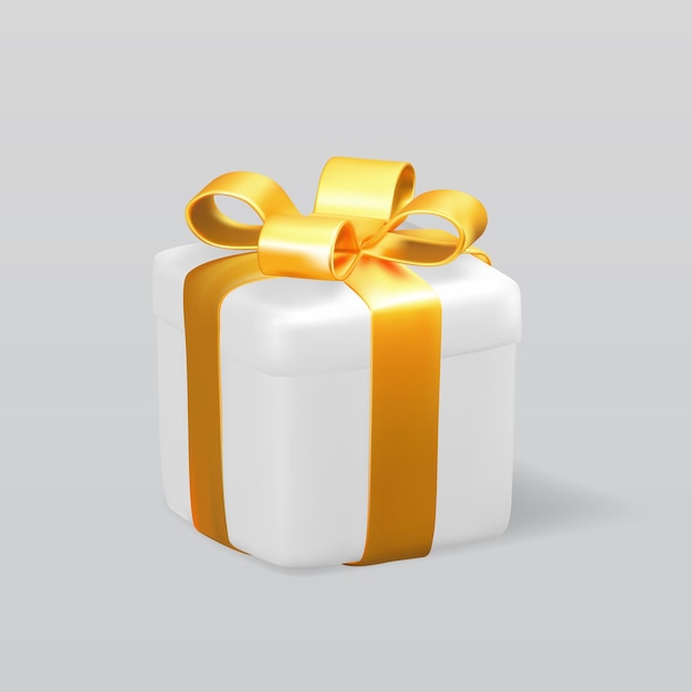 Vector realistic 3d gift box vector illustration eps10