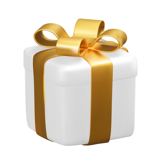 Vector realistic 3d gift box vector illustration eps10