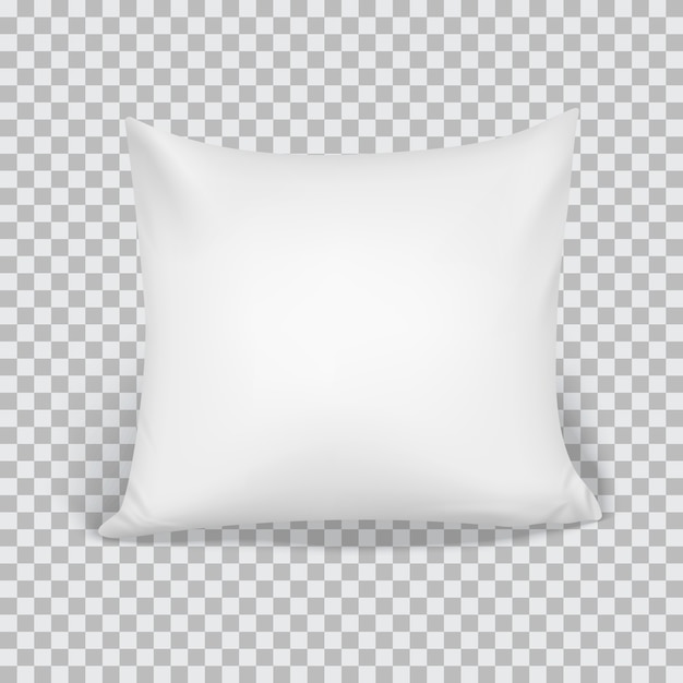  Realistic 3d White Pillow