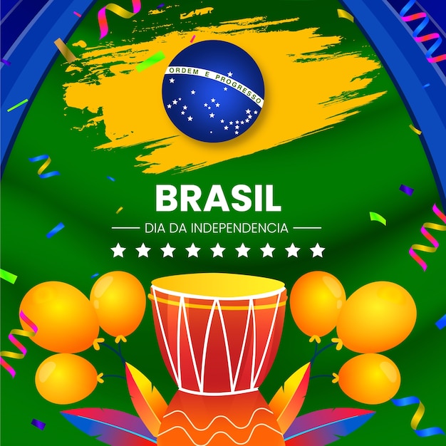 realistic 7 de setembro illustration