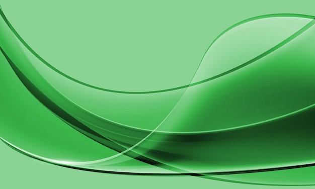 Realistic abstract grass curve wave green design modern luxury futuristic creative background vector