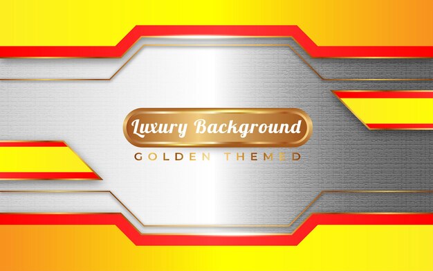 realistic background yellow and silver themed