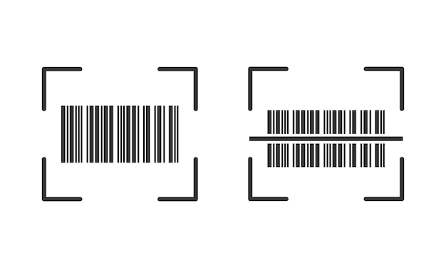 Realistic barcode. Barcode icon. Vector illustration. ESP 10