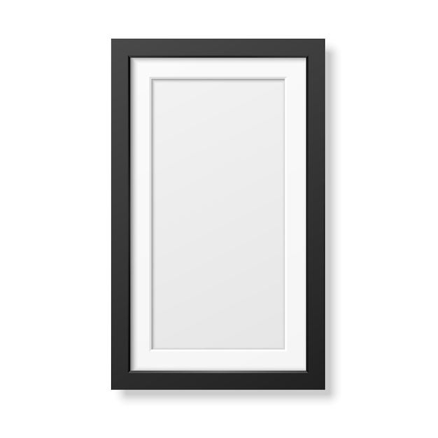 Realistic black frame