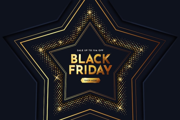 Vector realistic black friday background