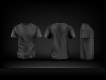 Black T Shirt Back Images - Free Download on Freepik