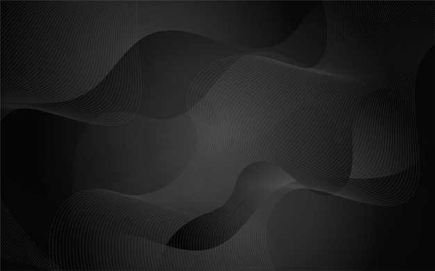 Реалистичная черная текстура волнистый фон в 3d стиле