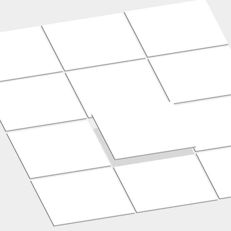Vector realistic blank business card illustration for mockup