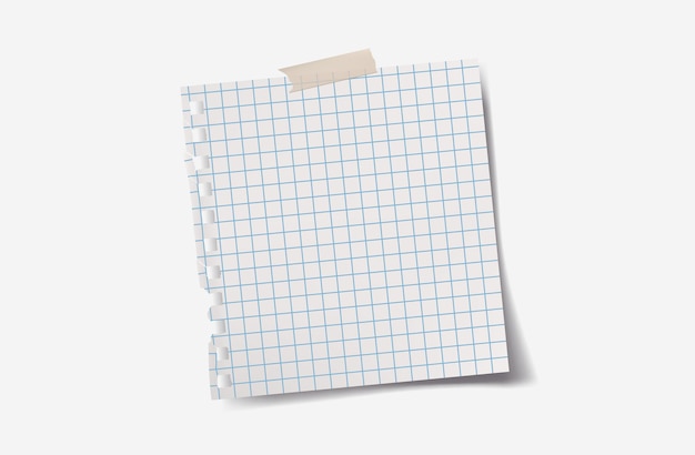 Реалистичный чистый лист бумаги с тенью формата а4 на прозрачном