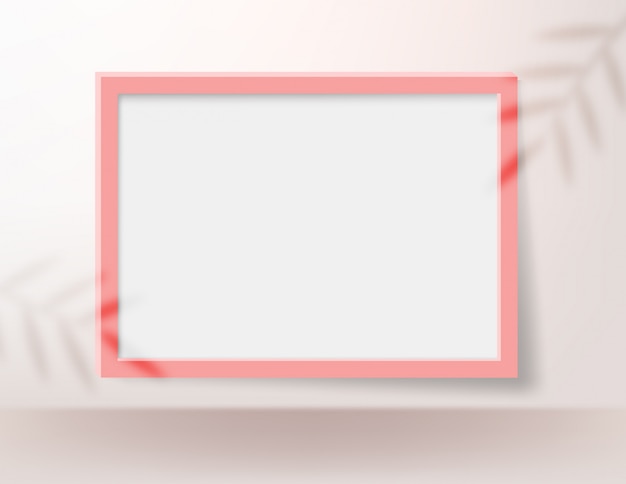 ベクトル モックアップのための現実的な空白の額縁