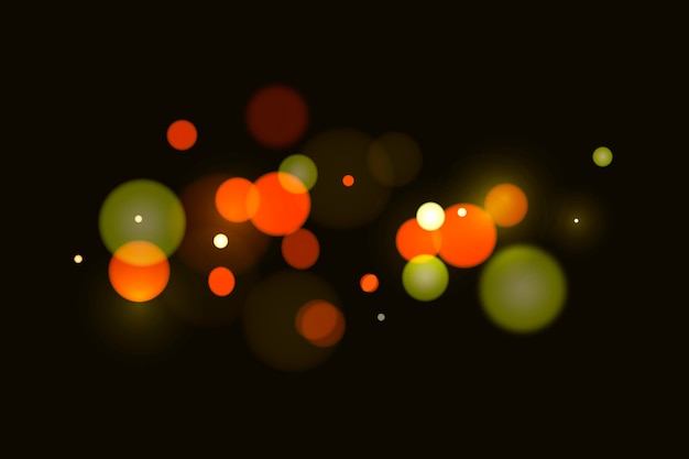 Vector realistic bokeh background